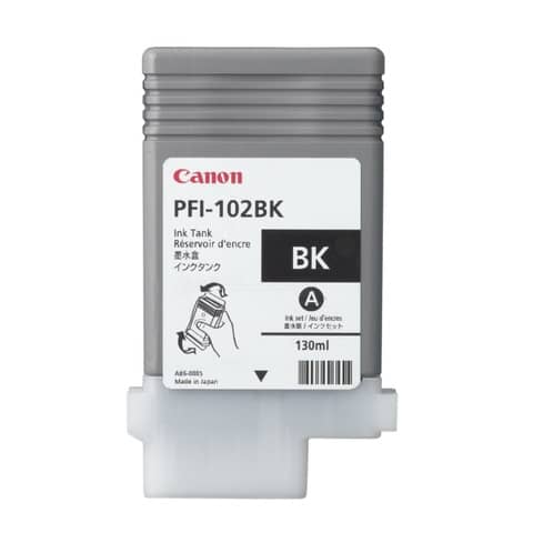 Serbatoio inchiostro PFI-102BK Canon nero 0895B001AA